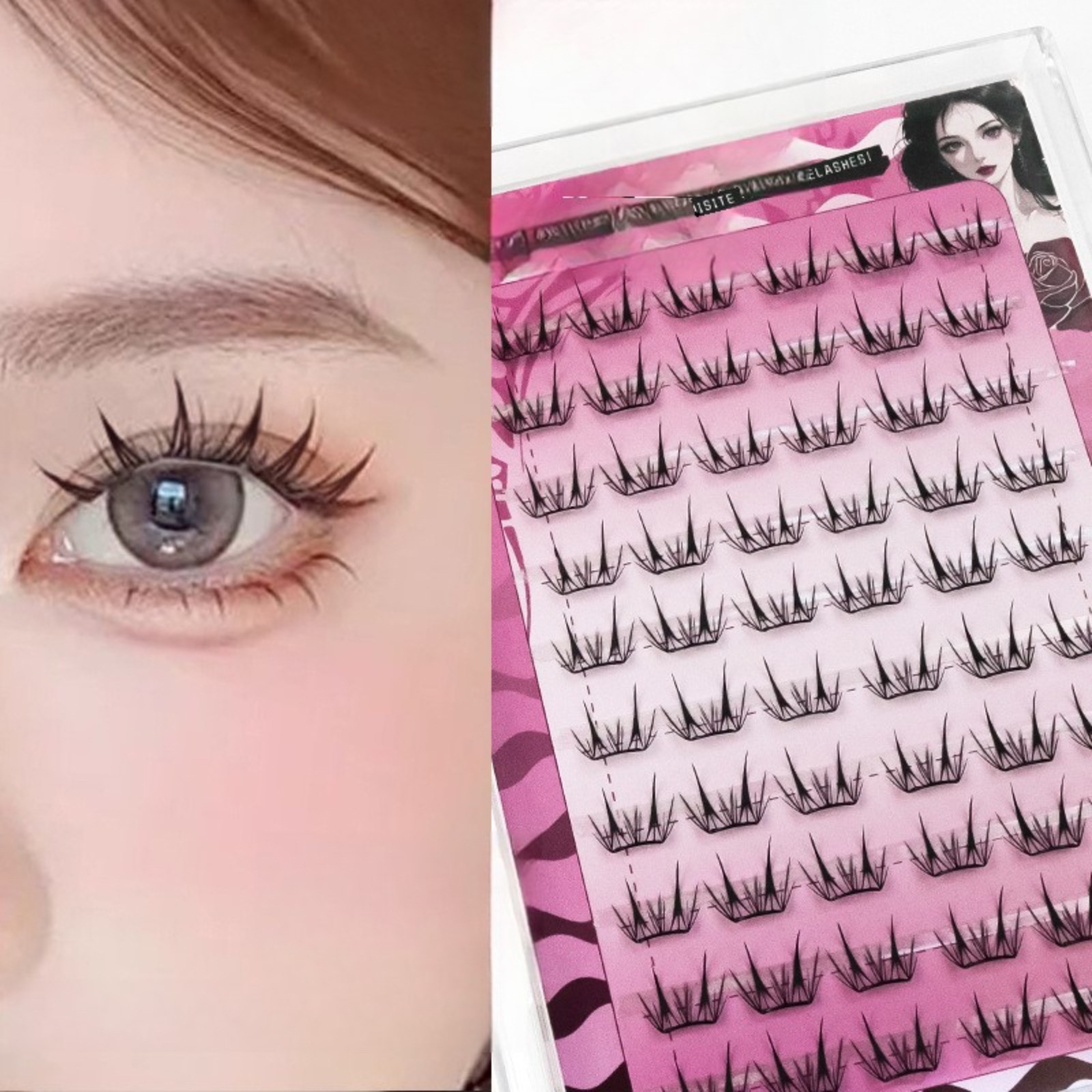 Eyelash Extension Uv Glue - Yapıştırıcısız Kendinden Yapışkanlı Kirpik Demetleri Kabarık
