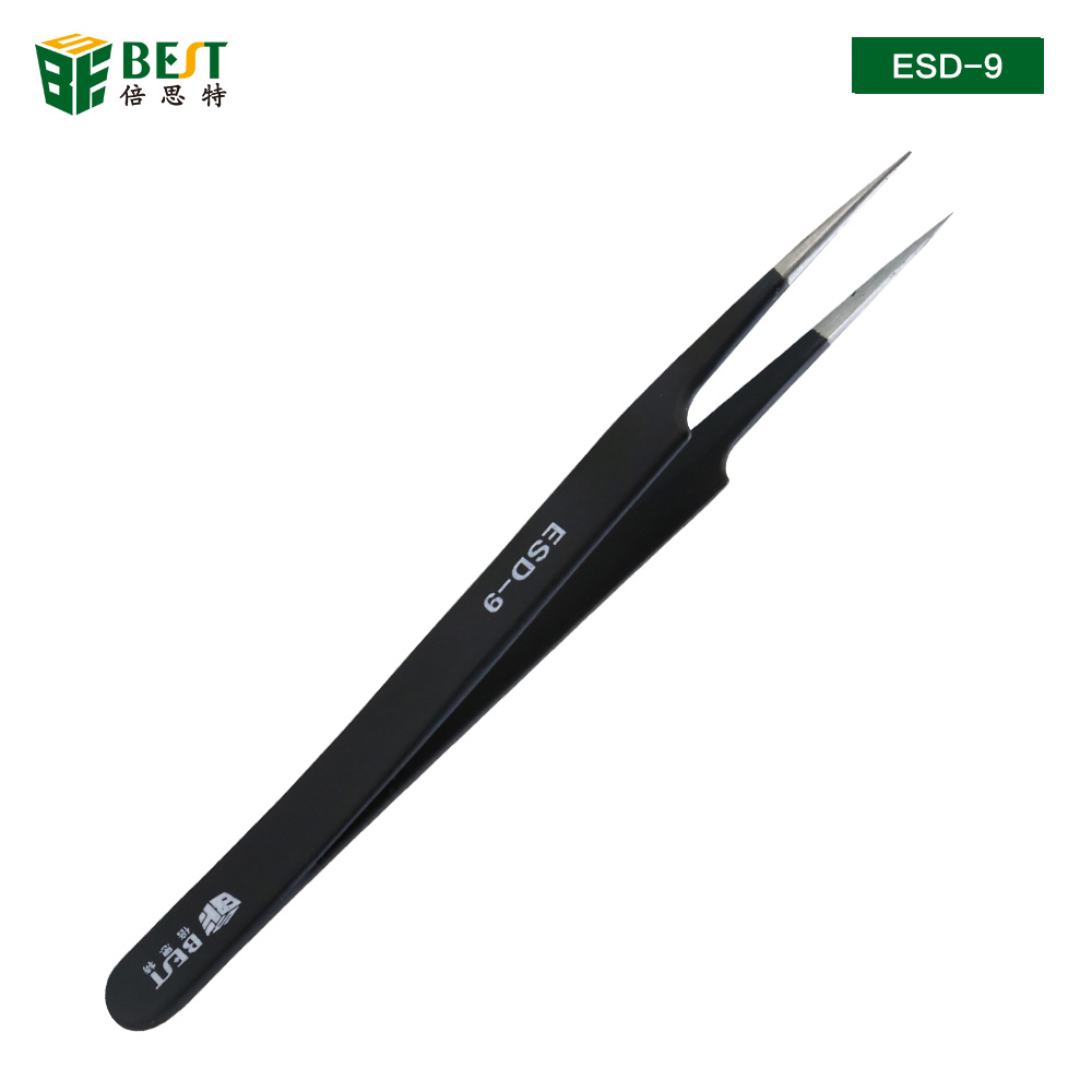 Eyelash Extension In Chinese - BST-ESD-9 Anti-Statik Cımbız Anatomik Cerrahi Anti-Manyetik