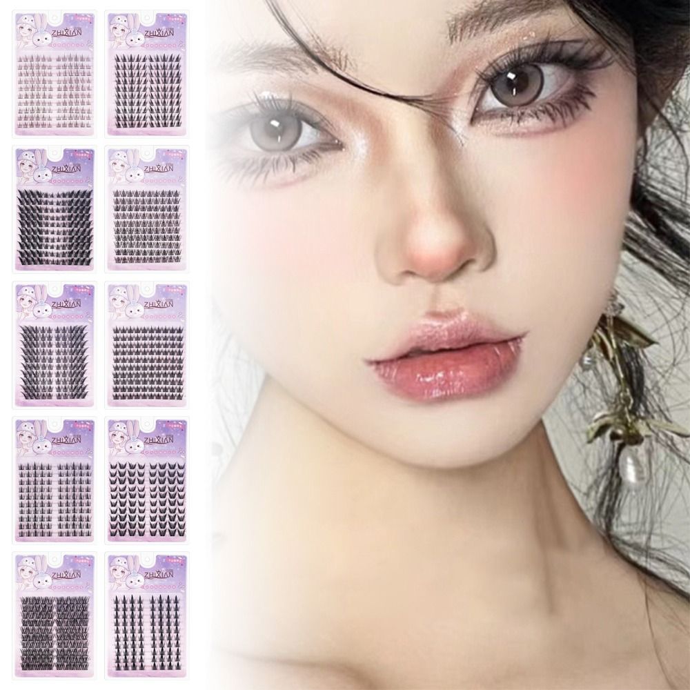 Eyelash Extension Anime Style - Jöle Tutkal Şeritleri ile Ayçiçeği Yanlış