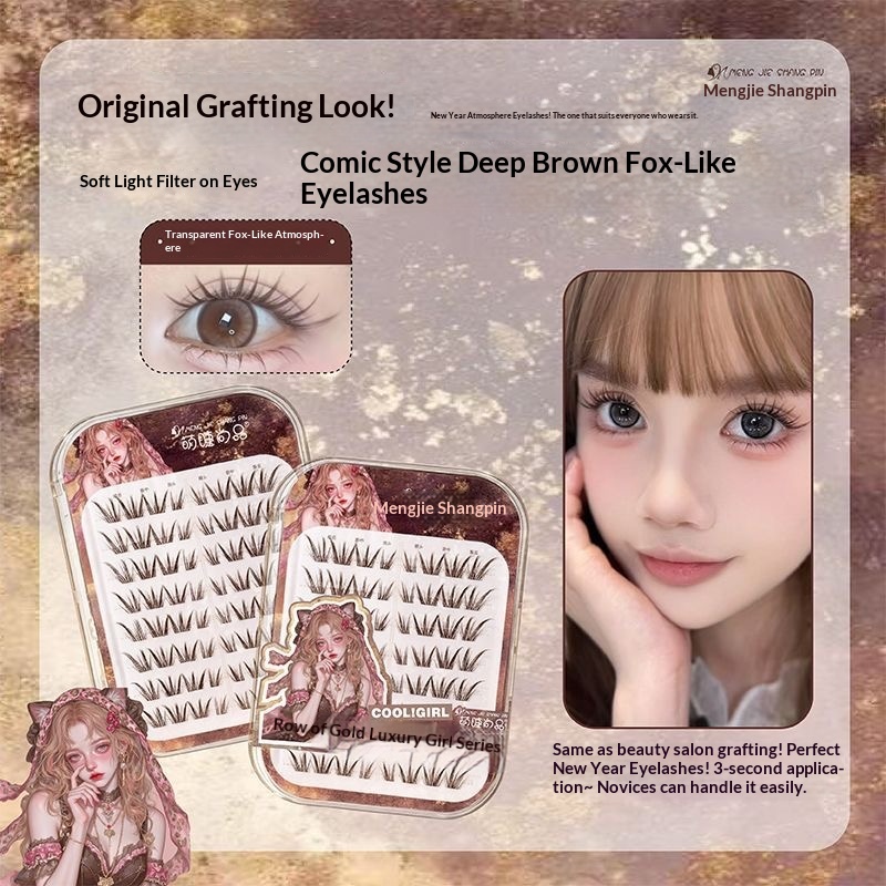 Eyelash Extension Uv Glue - Tutkalsız Koyu Kahverengi Tilki Gözü Kendinden