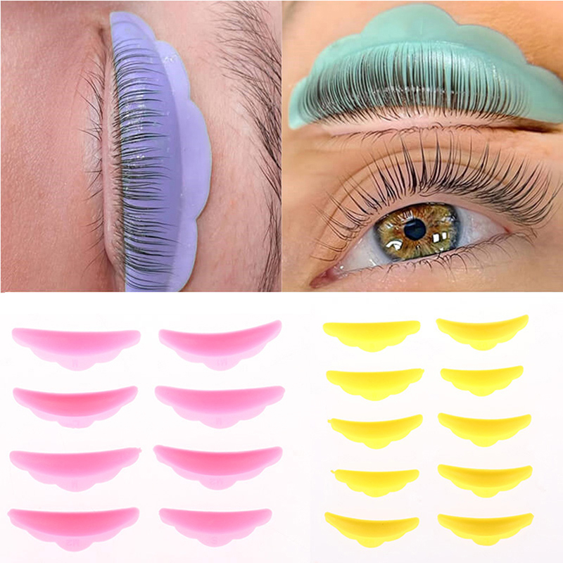 Eyelash Extension Usa - 5Pairs kirpik kirpik aşılama silikon perma