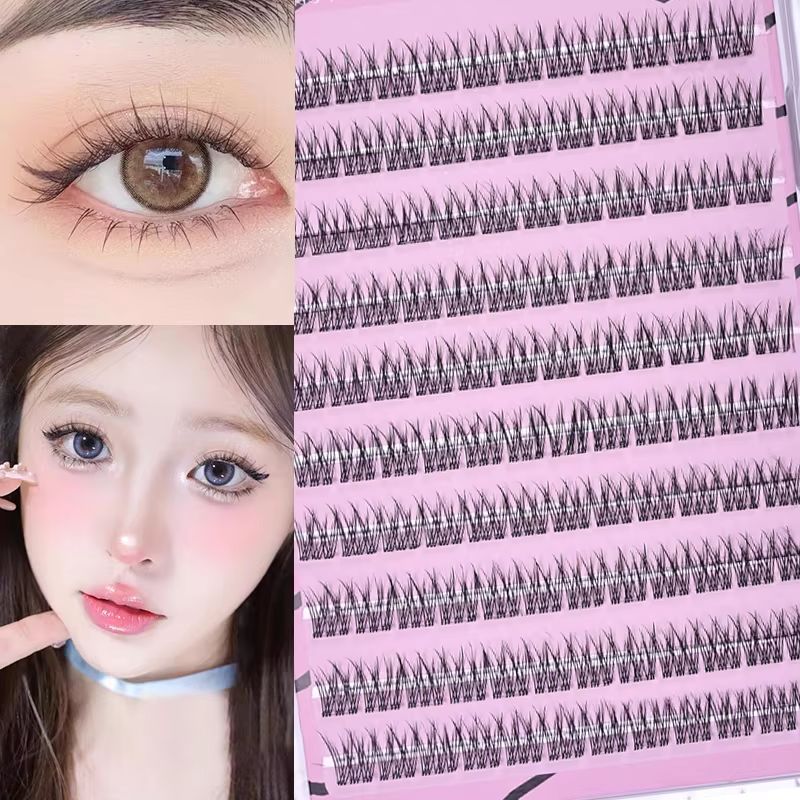 Eyelash Extension Anime Style - Ayçiçeği Tasarımı Yeniden Kullanılabilir Balık Kuyruğu