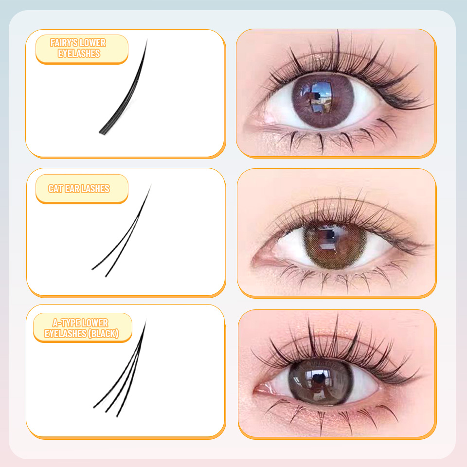 YENİ 9 Çeşit DIY Alt Kirpik De - Eyelash Extension Anime Style incelemesi ve fiyatı
