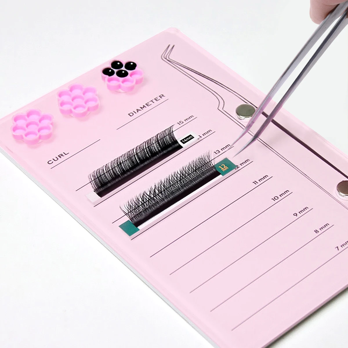 Kirpik uzatma ölçeği tutucu ma - Eyelash Extension Menu incelemesi ve fiyatı