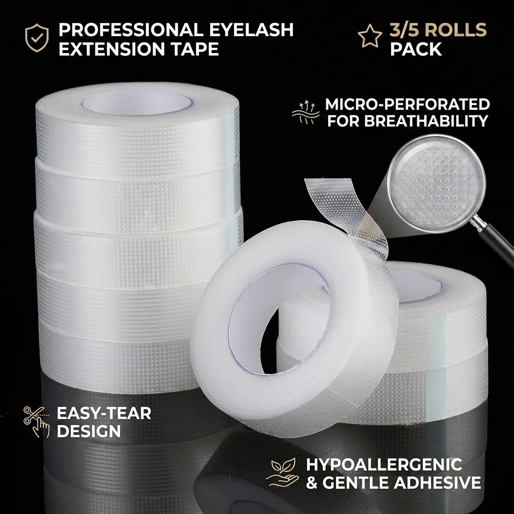 3/5 rulo PE kirpik bandı nefes - Tape Breathable Lash incelemesi ve fiyatı